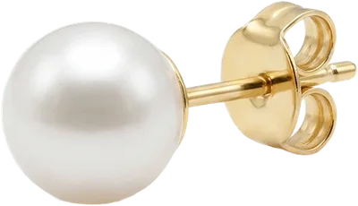 片方だけのパールのピアス